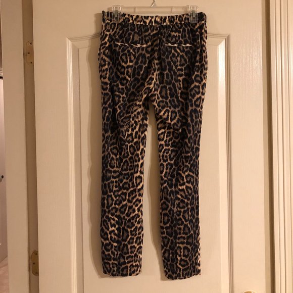Leopard Zara Pants Size Medium - Picture 5 of 8